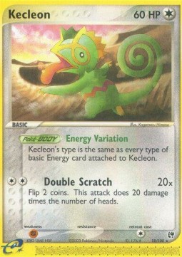 Kecleon EX Sandstorm #18