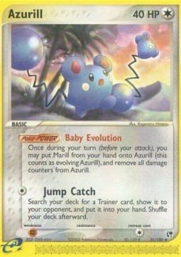 Azurill EX Sandstorm #31