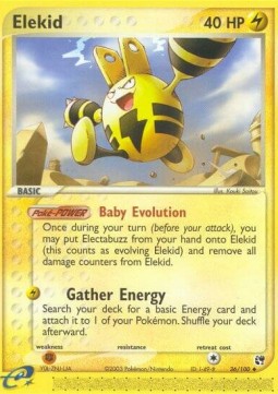 Elekid EX Sandstorm #36