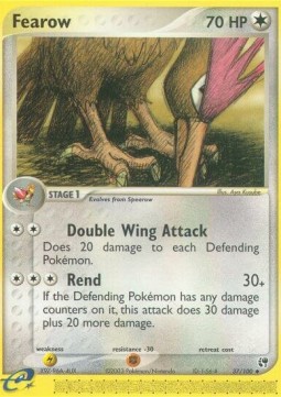 Fearow EX Sandstorm #37