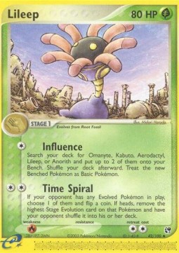 Lileep EX Sandstorm #42