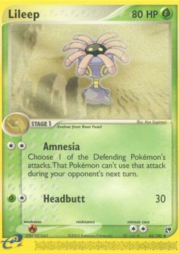 Lileep EX Sandstorm #43