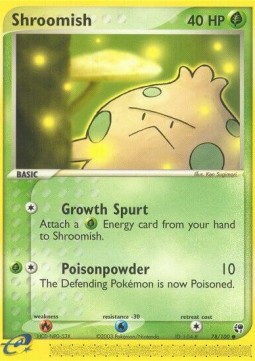 Shroomish EX Sandstorm #78