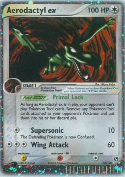 Aerodactyl ex EX Sandstorm #94