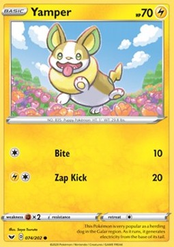 Yamper Sword & Shield #74