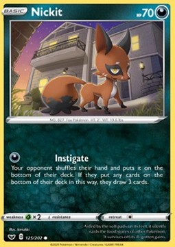 Nickit Sword & Shield #125