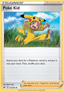 Poké Kid Sword & Shield #173