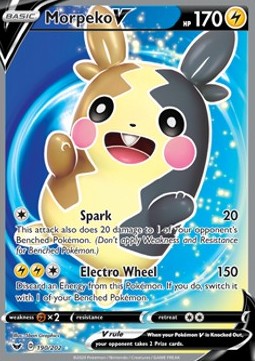Morpeko V Sword & Shield #190