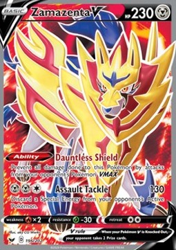 Zamazenta V Sword & Shield #196