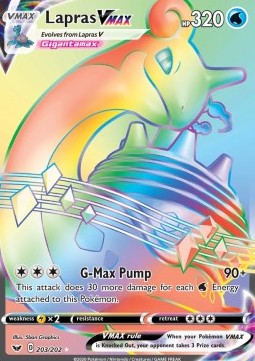 Lapras VMAX Sword & Shield #203