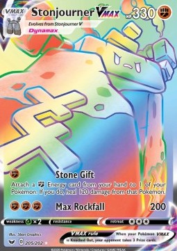 Stonjourner VMAX Sword & Shield #205