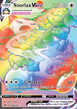 Snorlax VMAX Sword & Shield #206