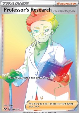 Professor's Research - Professor Magnolia Sword & Shield #209