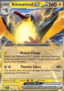 Kilowattrel ex Surging Sparks #068/191