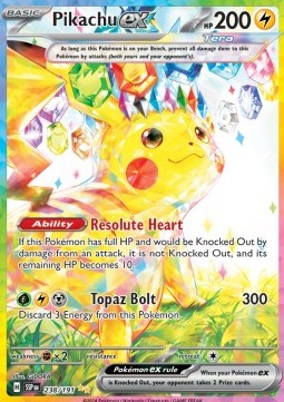 Pikachu ex Surging Sparks #238/191