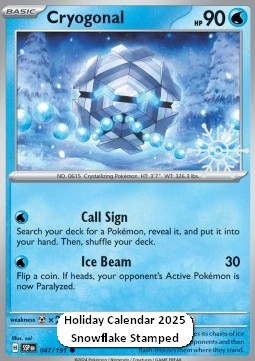 Cryogonal Surging Sparks #047/191