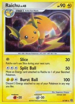 Raichu Lv.45 Stormfront #8/100