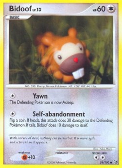 Bidoof Lv.13 Stormfront #54/100