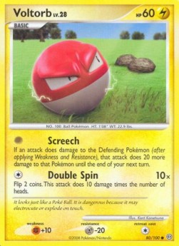 Voltorb Lv.28 Stormfront #80/100