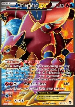 Volcanion EX Steam Siege #107/114