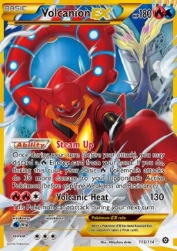 Volcanion EX Steam Siege #115/114