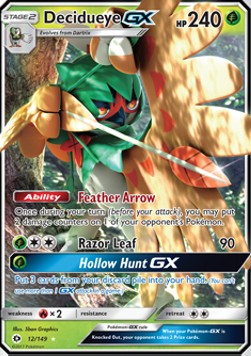 Decidueye GX Sun & Moon #12