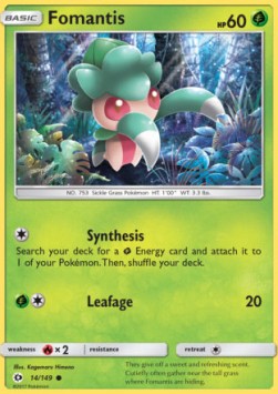 Fomantis Sun & Moon #14