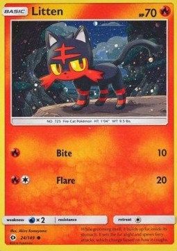 Litten Sun & Moon #24