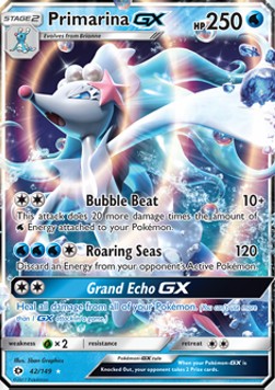 Primarina GX Sun & Moon #42