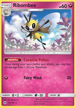 Ribombee Sun & Moon #93