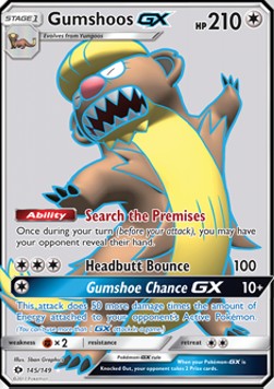 Gumshoos GX Sun & Moon #145
