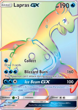 Lapras GX Sun & Moon #151
