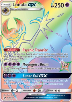 Lunala GX Sun & Moon #153