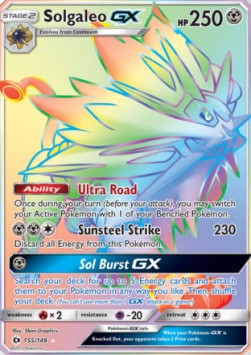 Solgaleo GX Sun & Moon #155