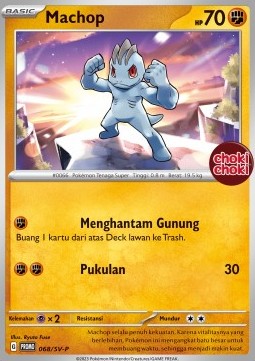 Machop Scarlet & Violet Indonesian Promos #068