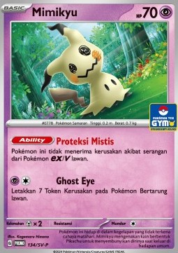 Mimikyu Scarlet & Violet Indonesian Promos #134