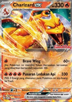 Charizard ex Scarlet & Violet Indonesian Promos #144