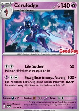 Ceruledge Scarlet & Violet Indonesian Promos #150