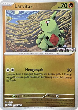 Larvitar Scarlet & Violet Indonesian Promos #233