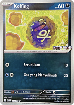 Koffing Scarlet & Violet Indonesian Promos #234