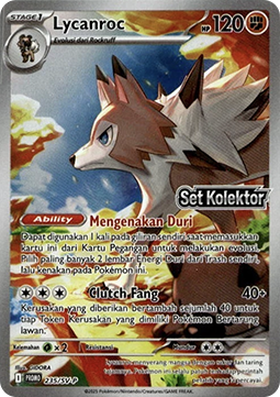 Lycanroc Scarlet & Violet Indonesian Promos #235