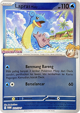 Misty's Lapras Scarlet & Violet Indonesian Promos #251