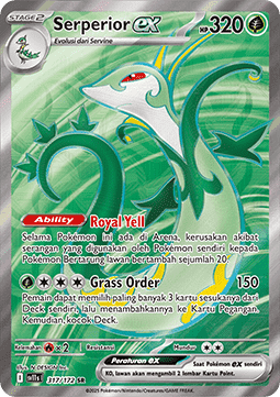 Serperior ex Black & White ID/TH #317
