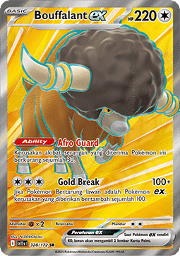 Bouffalant ex Black & White ID/TH #328