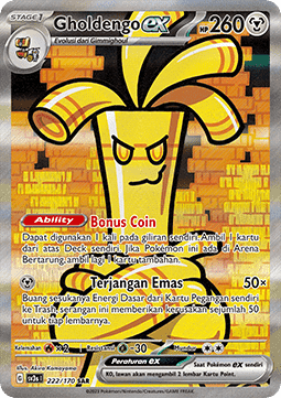 Gholdengo ex Black Sparkle #222