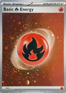 Basic Fire Energy Scarlet & Violet Energies #002