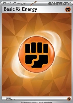 Basic Fighting Energy - Scarlet & Violet Energies #014