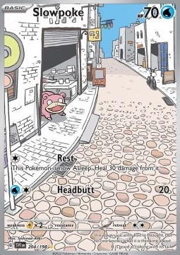Slowpoke Scarlet & Violet #204