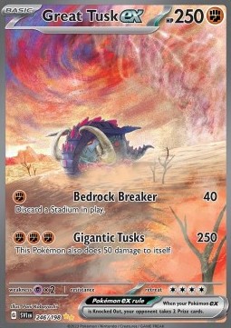 Great Tusk ex Scarlet & Violet #246