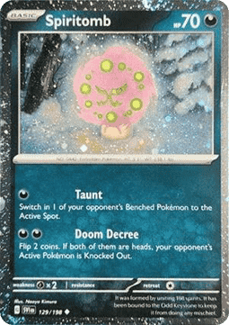 Spiritomb Scarlet & Violet #129